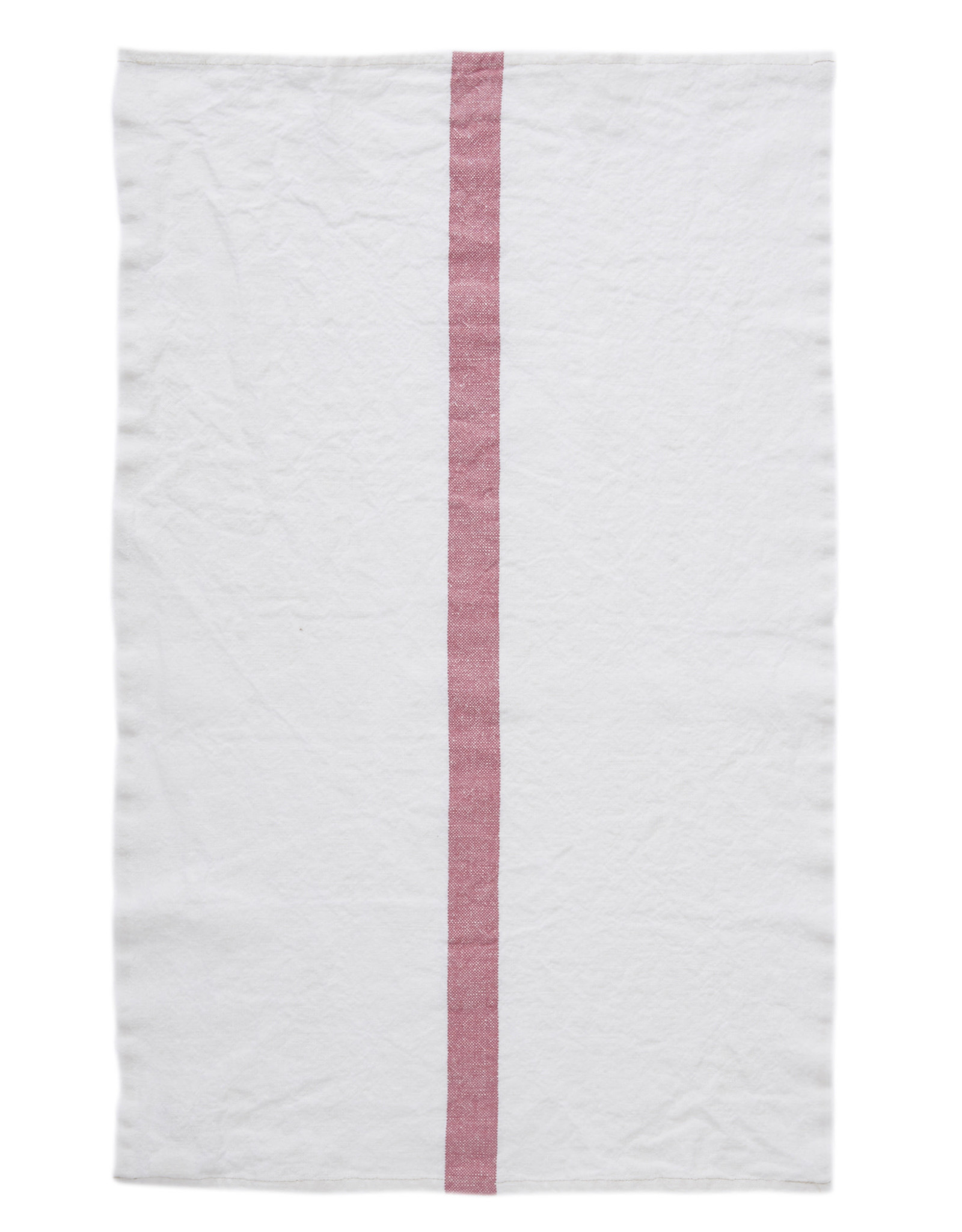 Charvet Editions Charvet Editions - Bistro Towel DouDou White/Rose - 18" X 30"