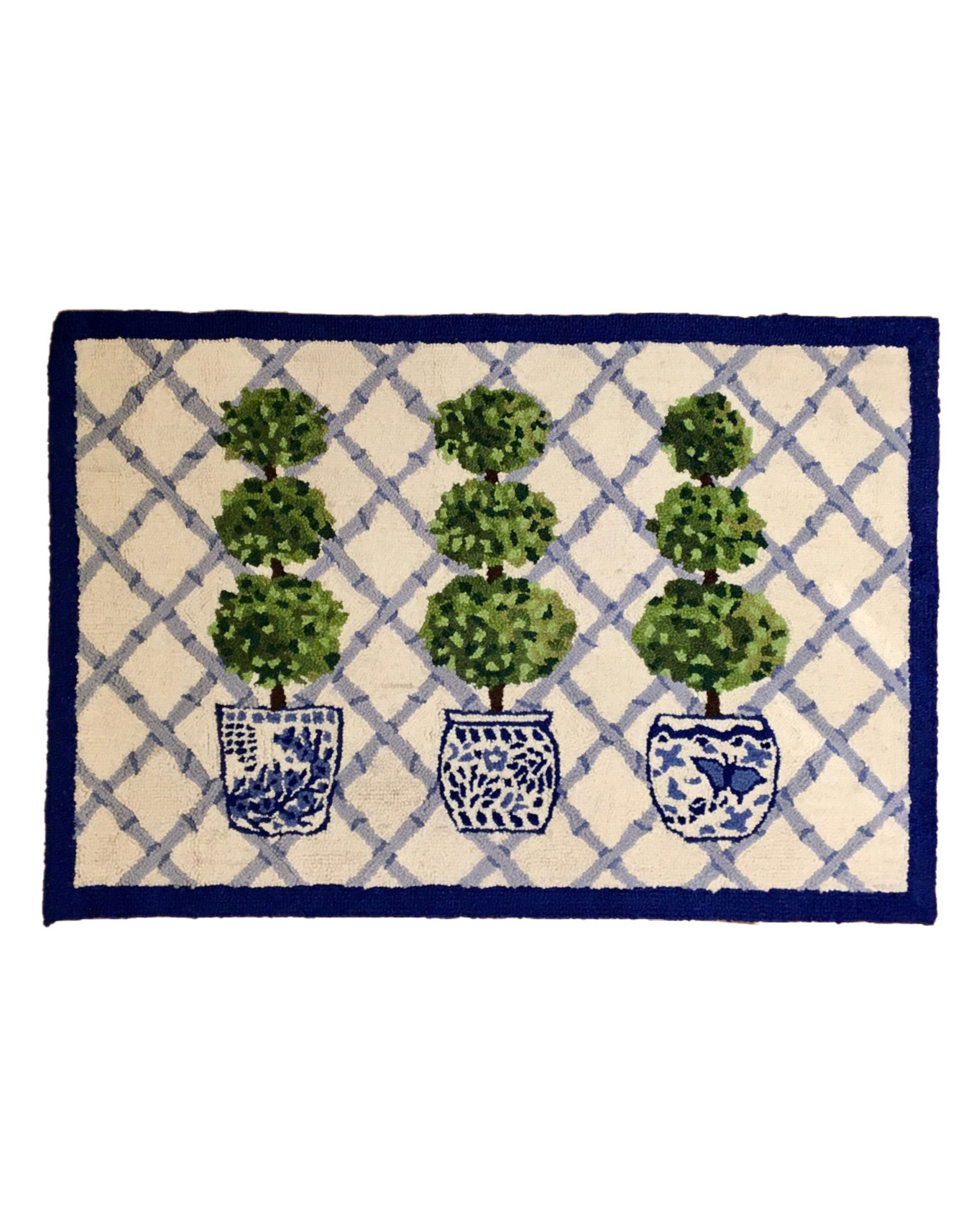 Topiary Hook Rug - 24"x36"