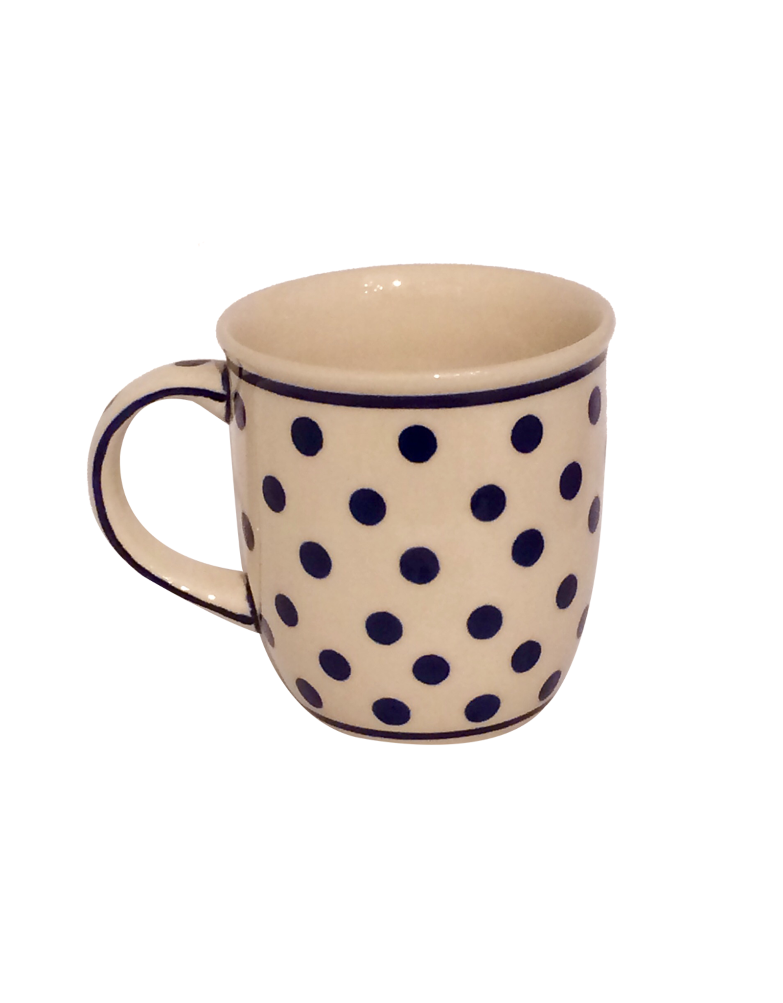 Mug - White w/ Blue Dots