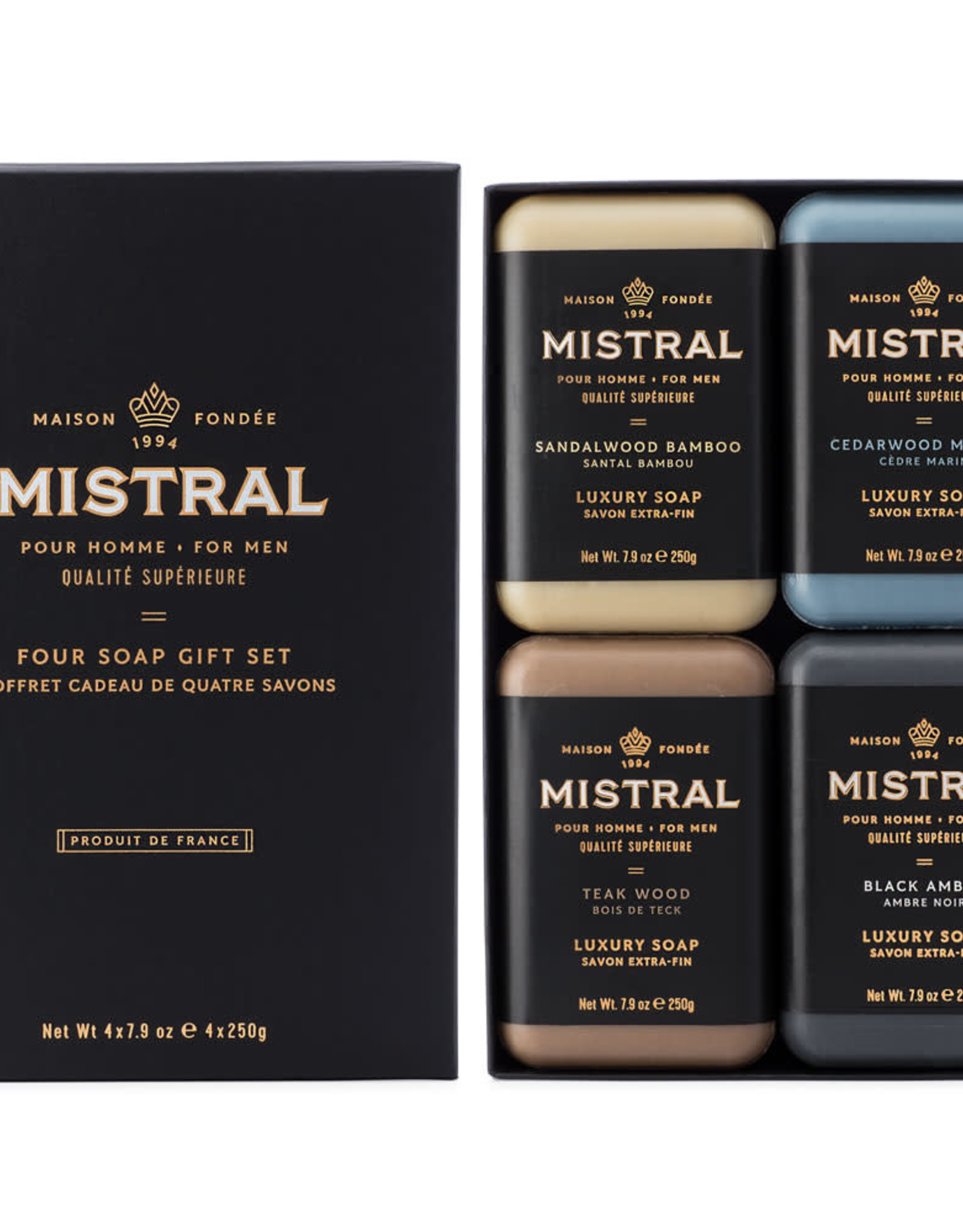 Teak Wood - Mistral Men's Collection Soap 8.8 oz