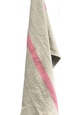 Charvet Editions Charvet Editions - Bistro Towel DouDou Natural/Rose - 18" x 30"