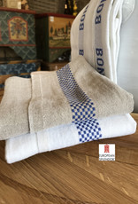 Charvet Editions French Linen Bistro / Tea Towel With Red/Blue Stripes! -  21 x 30 - European Splendor®