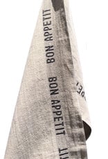 Charvet Editions Charvet Editions - Bistro/Tea Towel Natural & Black Bon Appetit - 18"x30"