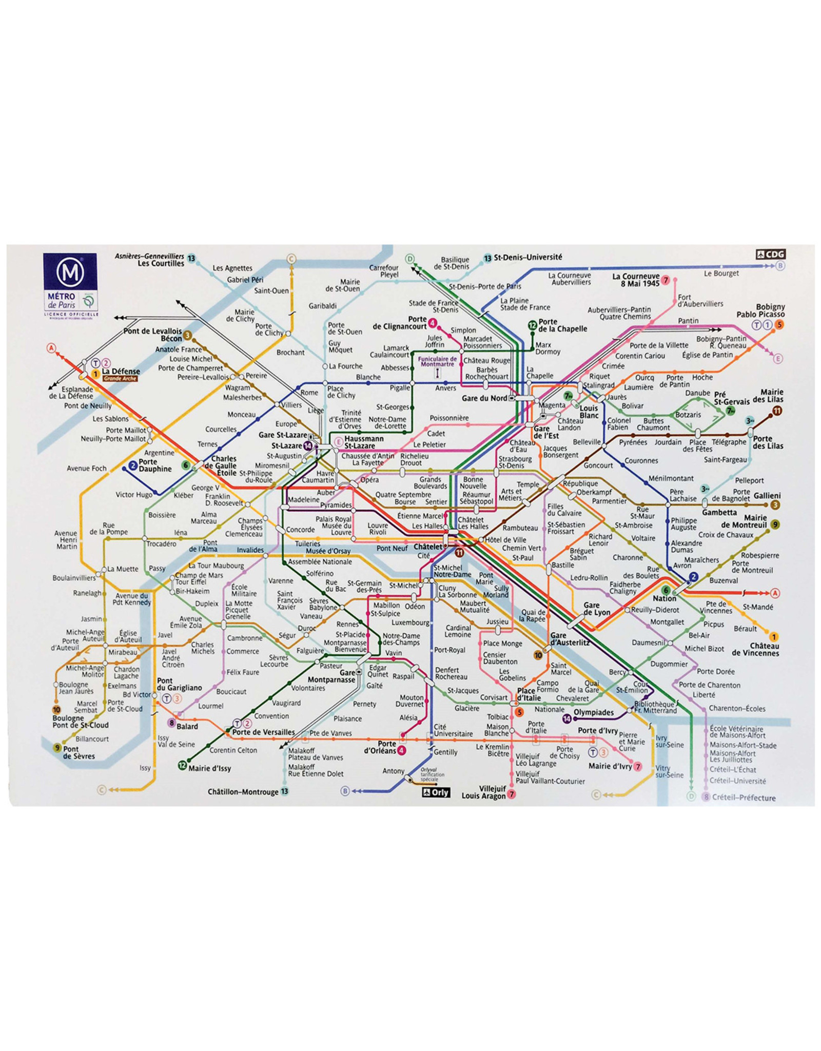 Plan RATP Dish Towel