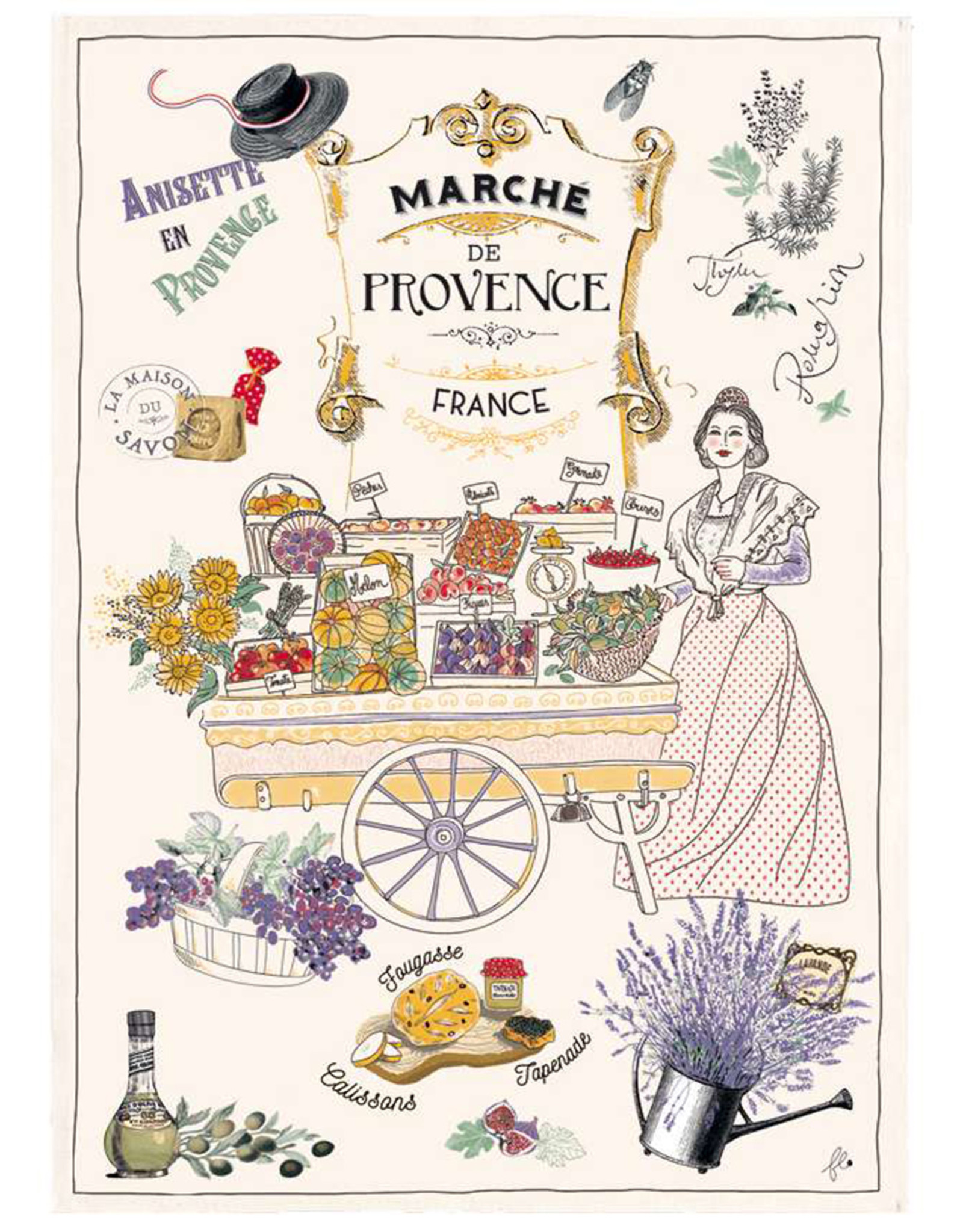 Marche De Provence KItchen Towel