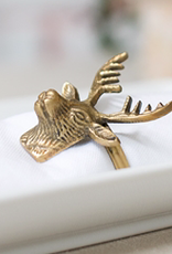 Deer Napkin Ring - Gold
