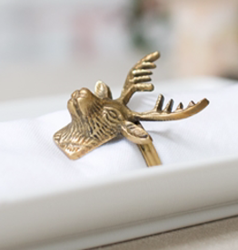 Deer Napkin Ring - Gold