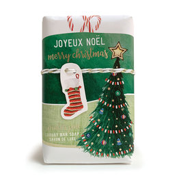 Winter Pine Joyeux Noel Bar Soap 7 oz. - Mistral Les Sentiments
