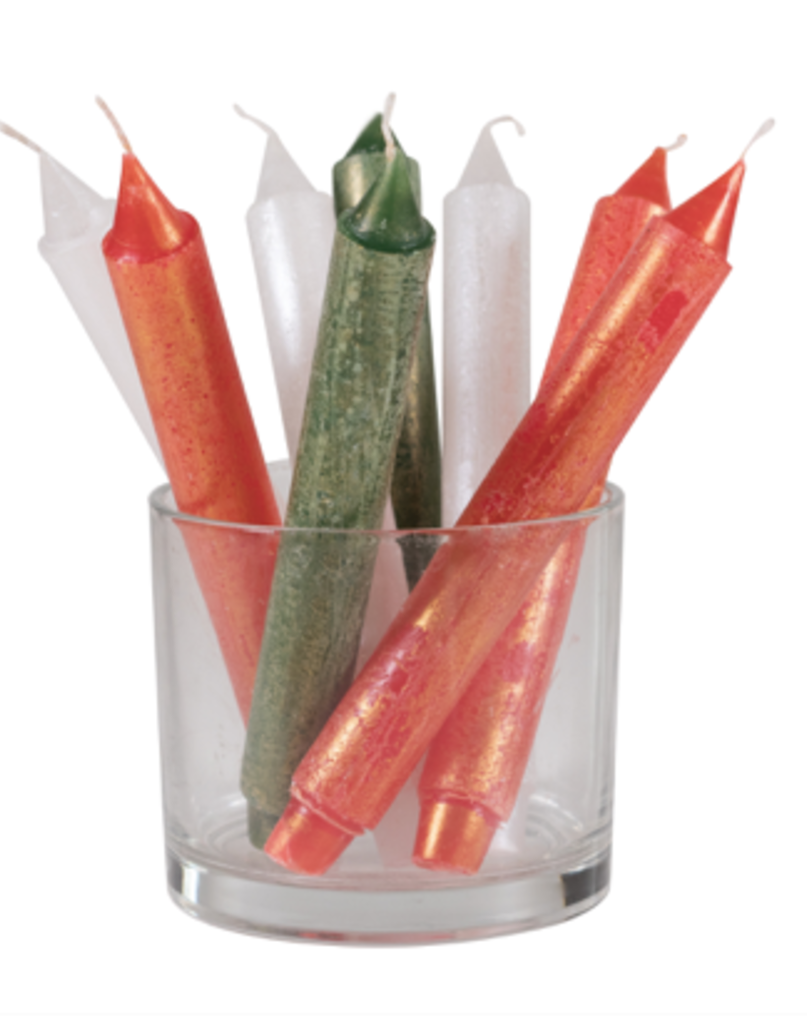 Ritz Timber Tapers -  Set of 4 - Green