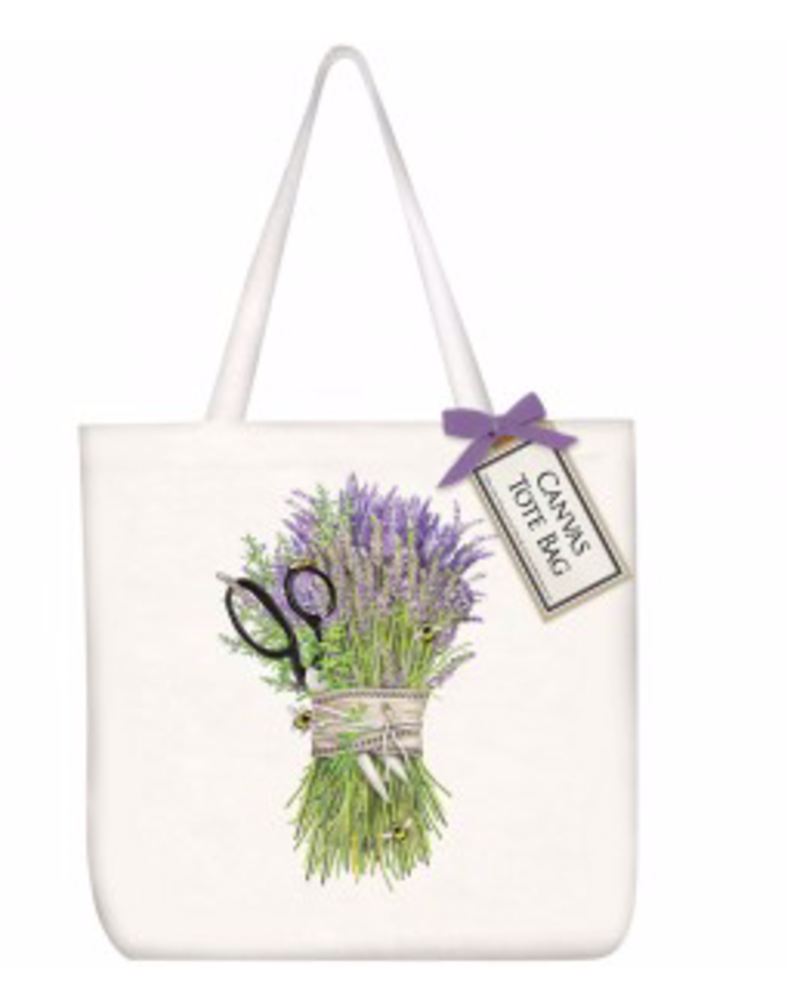 Lavender Shears Bundle Square Tote Bag