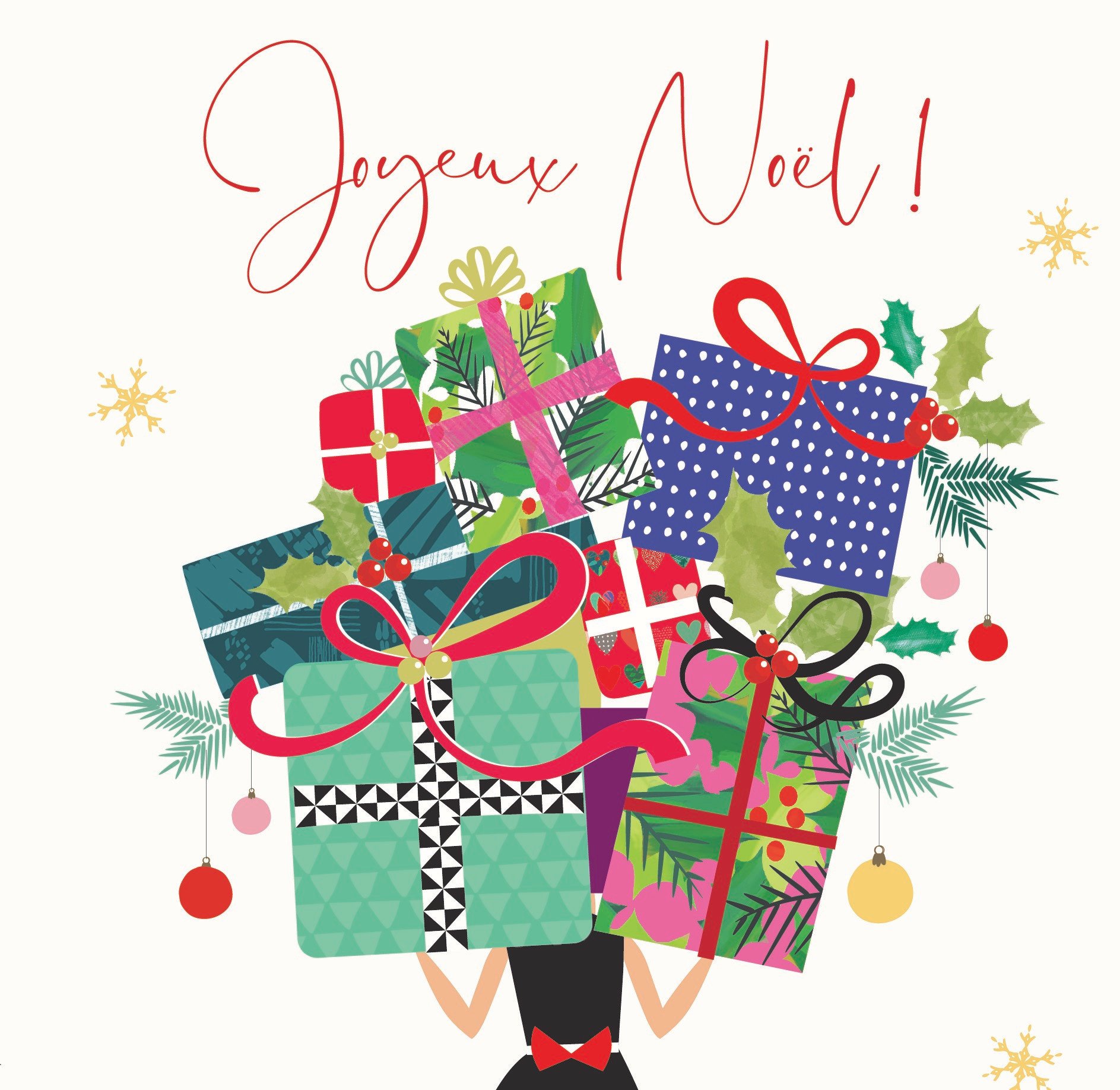 Festive Joyeux Noel Laura Darrington Design European Splendor