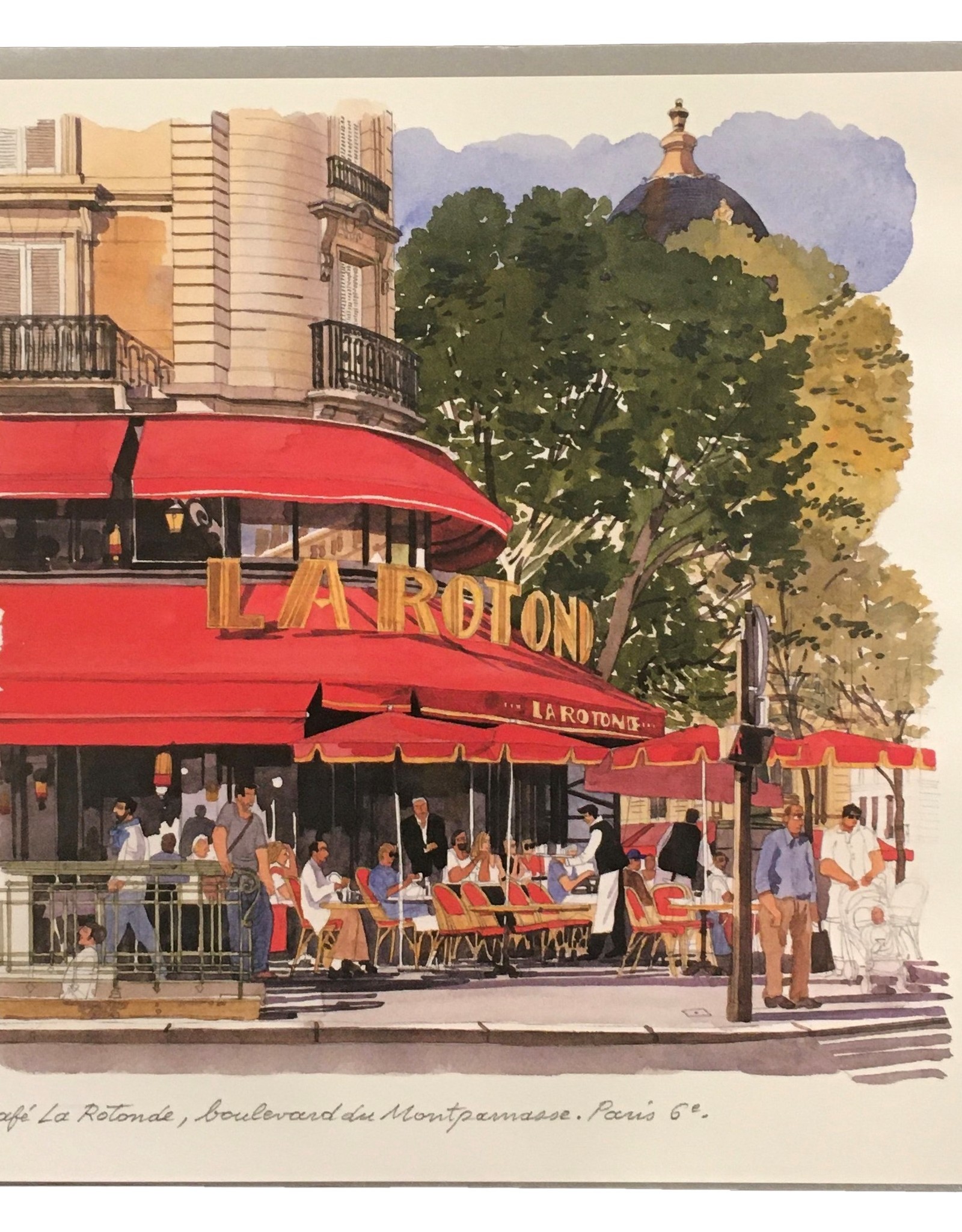 Cafe La Rotonde, Boulevard  du Montparnasse, Paris