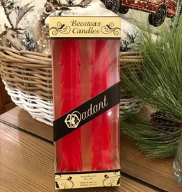 Tree Candle - 12 Inch Holiday Red