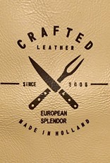 Vintage leather apron (classic) - Beige