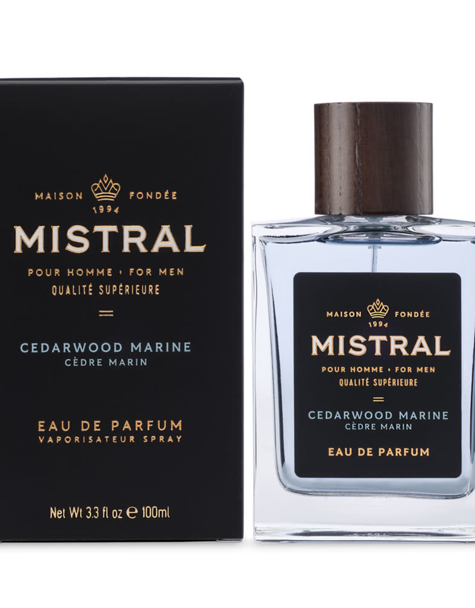 Cedarwood Marine Cologne 100 ml - Mistral Men's Collection