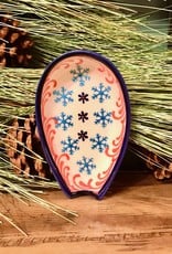 Spoon Rest - Prancing Snowflakes (1207A)