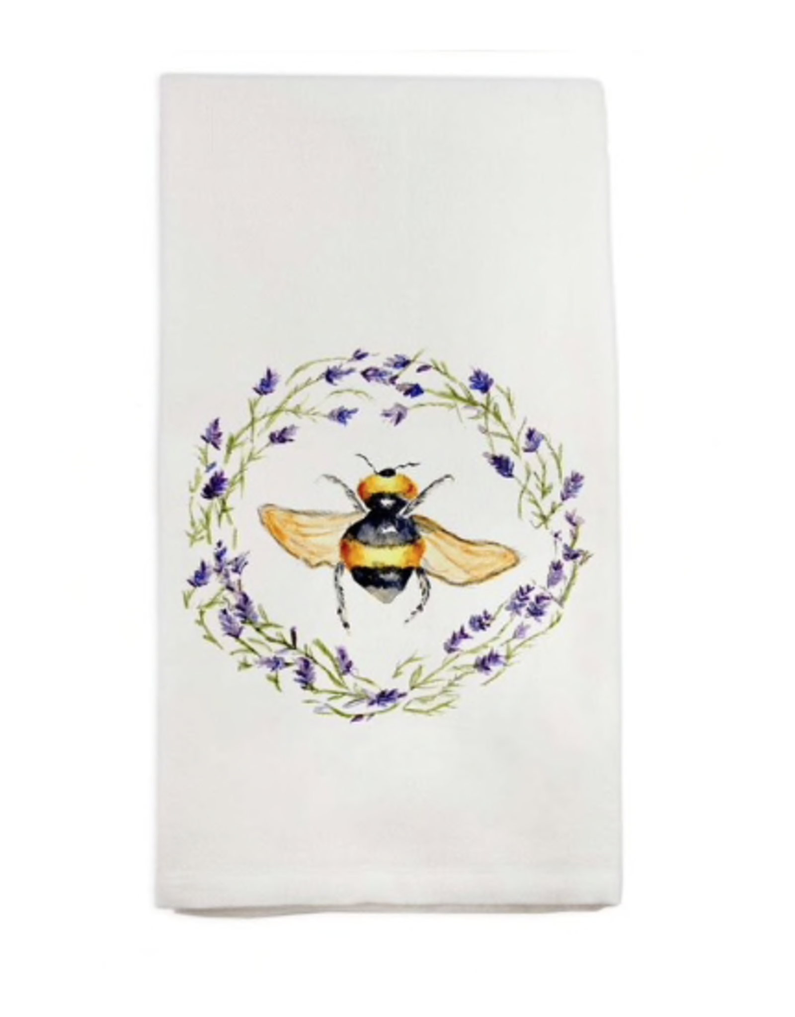 Towel - Bee w/Lavender Wreath