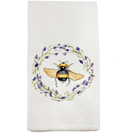 Beautiful French Graffiti Abeille (Bee) Towel. So Charming