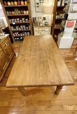 6 ft. Table - Turned Legs, 31.5"x72"x39.5", Distressed Natural Finish