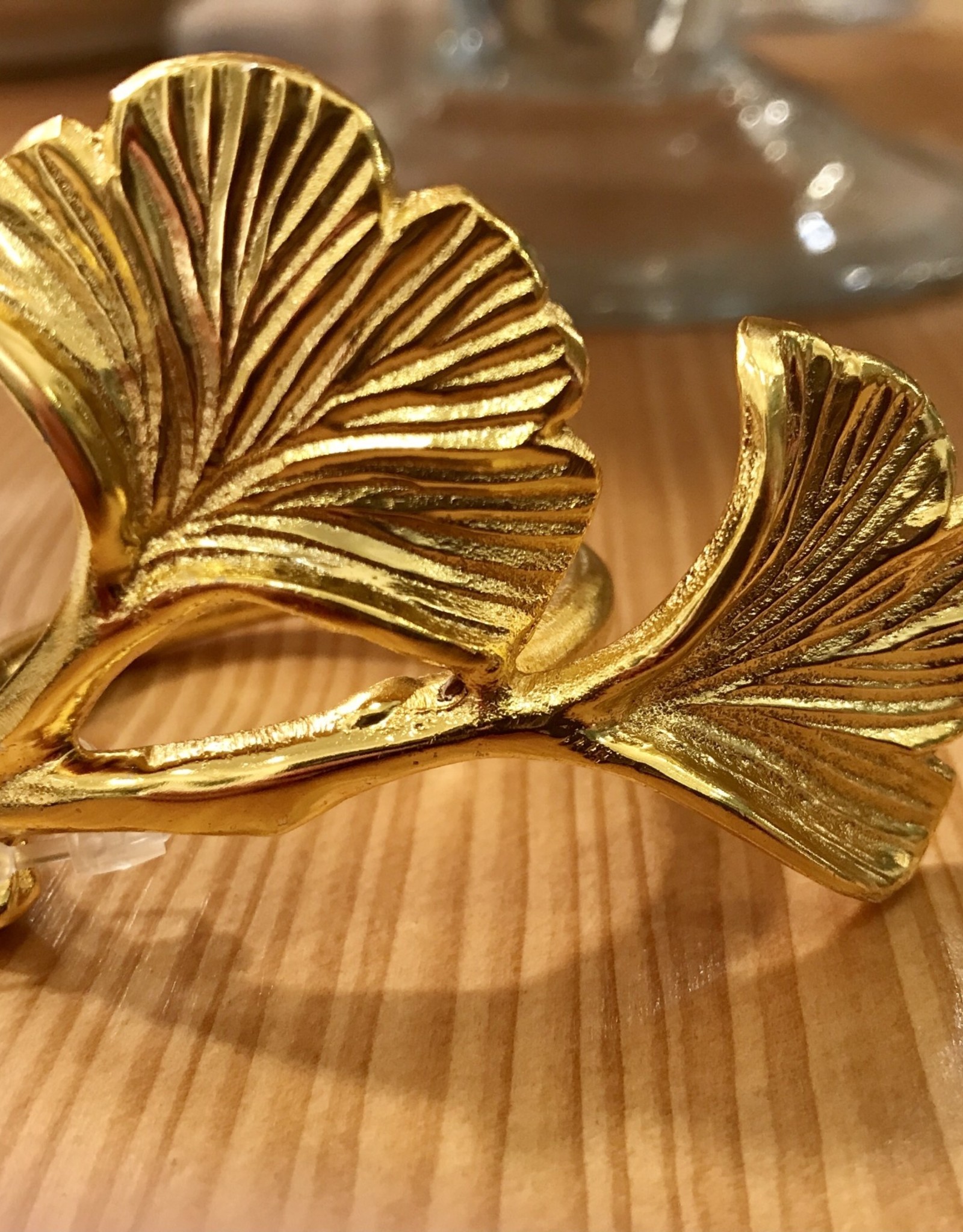 Gingko Napkin Ring - Gold