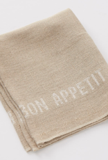 Charvet Editions Charvet Editions - Bon Appetit  Napkin/Placemat - Natural/White