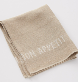 Charvet Editions Charvet Editions - Bon Appetit  Napkin/Placemat - Natural/White