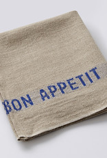 Charvet Editions Charvet Editions - Napkin/Placemat Bon Appetit Natural/Blue 17" x 13"