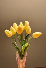 Petite Tulip - Yellow 9-Piece Bunch -14" Long