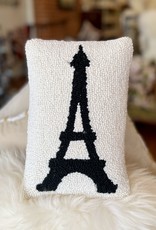 Eiffel Tower Hook Pillow - 8" x 12"