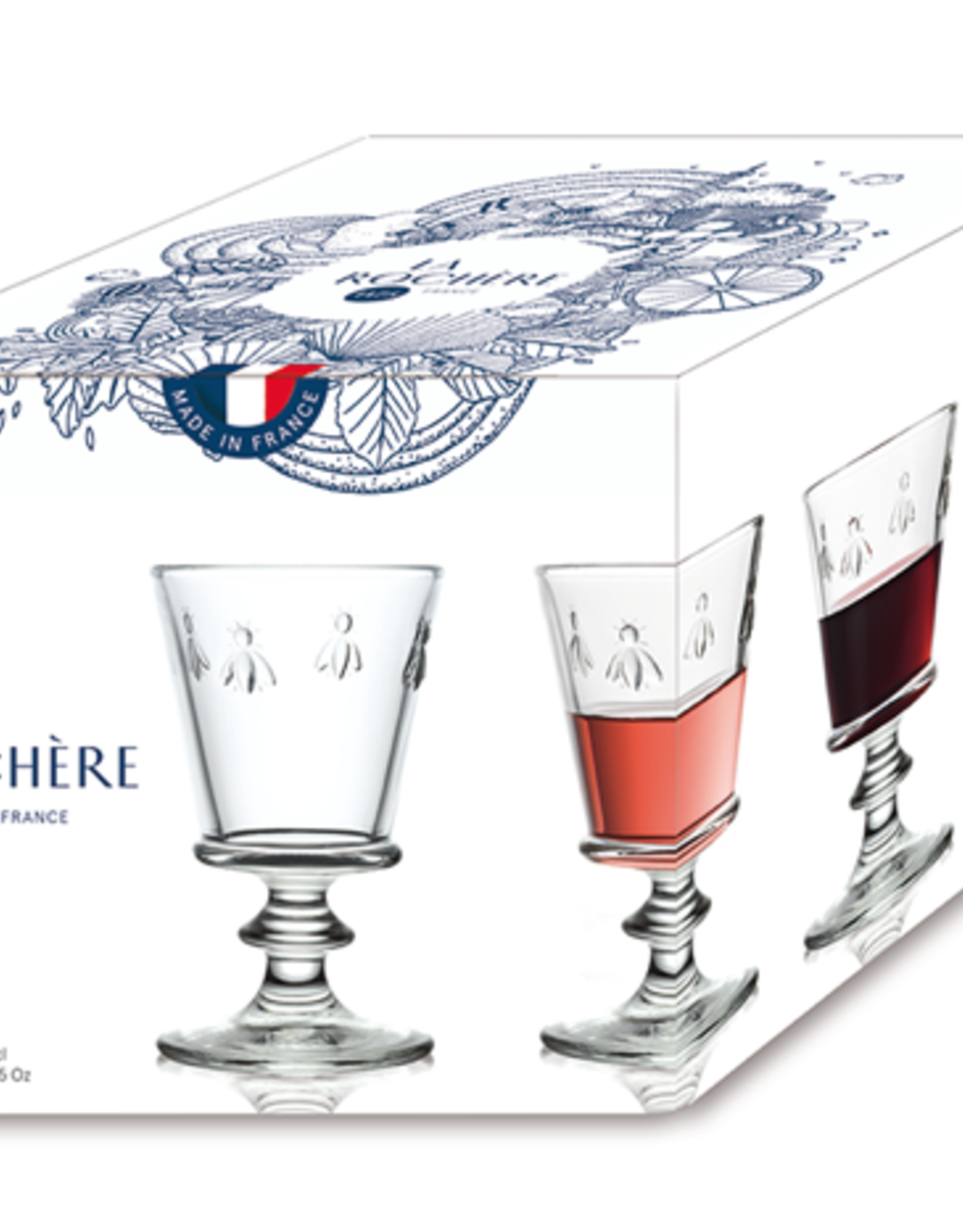 La-Rochere La Rochere - Bee 8 Oz Wine Glasses - Set of 4