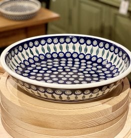 Large Shallow Bowl - Peacock Pattern (D56)
