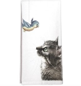 Cat Bird Towel - Single