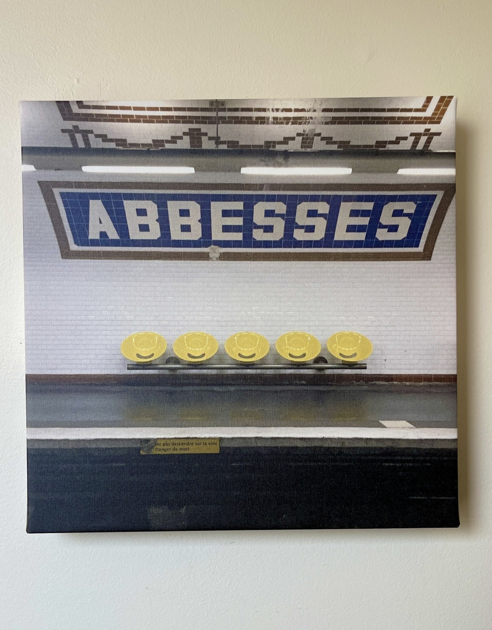 SStraub Abbesses Metro Stop - European Splendor Original Photo - 12" x 12"
