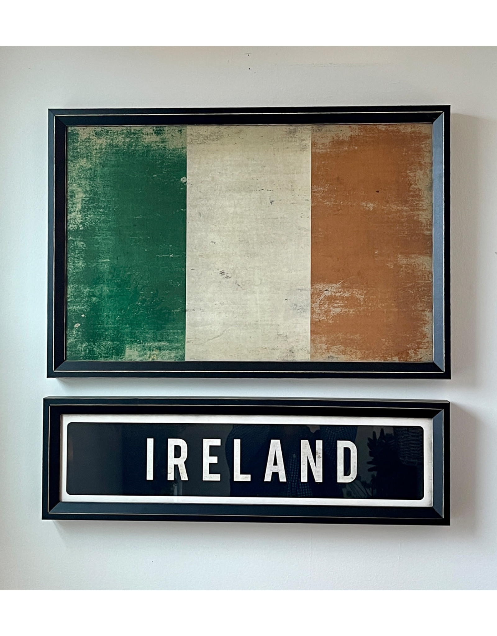 IRISH FLAG Framed Picture - 17.125" x 25.625"