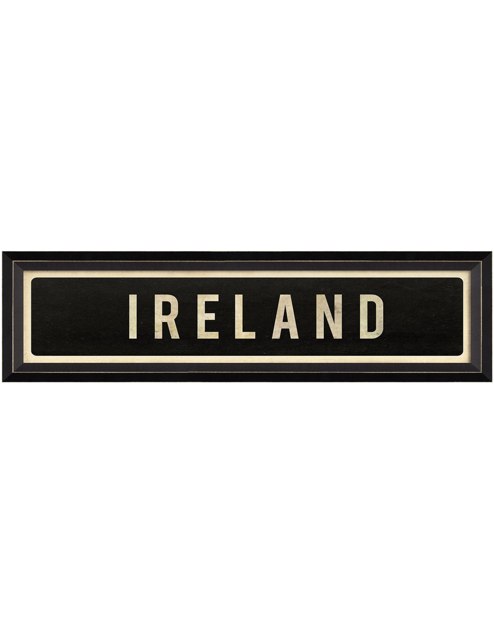 IRELAND Framed Picture - 7.625" x 25.625"