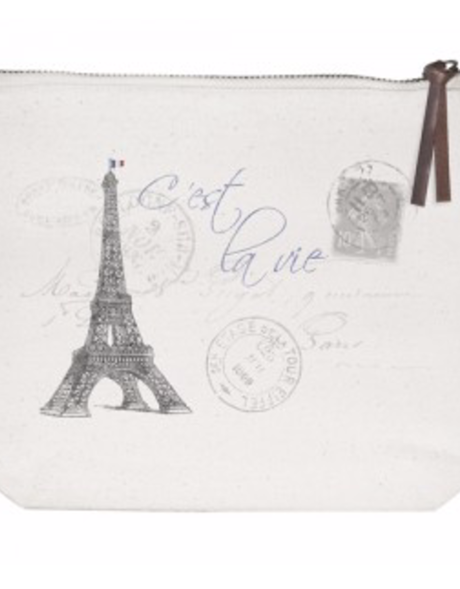 Eiffel Tower Canvas Pouch