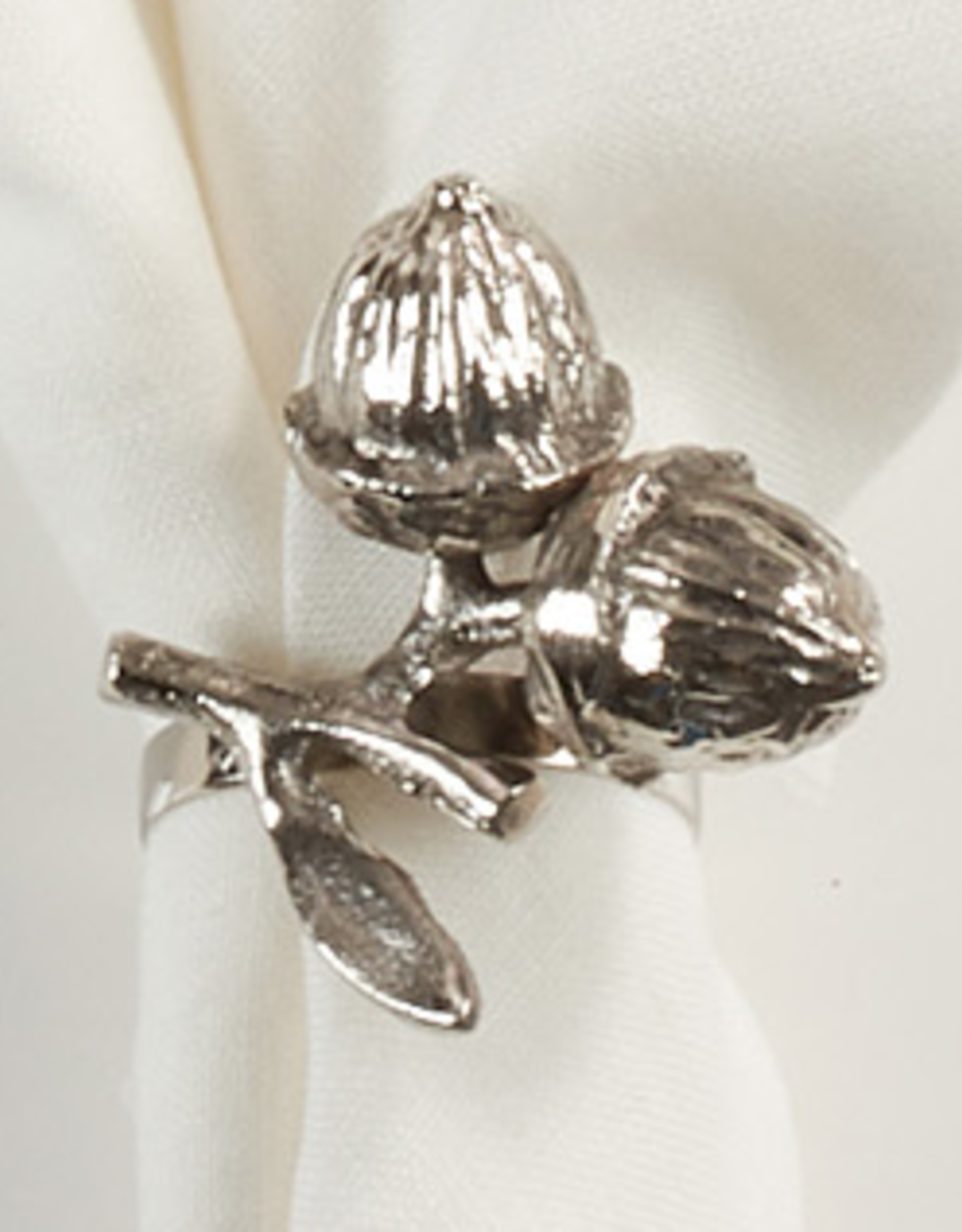 Acorn Napkin Ring - Silver