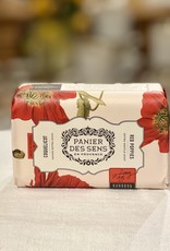 Panier Des Sens Shea Butter Soap Bar Red Poppies  7 oz. - Panier Des Sens