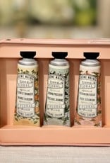 Panier Des Sens The Absolutes Tin Hand Care Gift Set: Jasmine, Orange Blossoms, & Rose Geranium Hand Creams.  Panier Des Sens