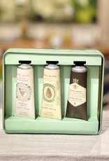 Panier Des Sens Timeless Hands Tin Gift Set - Honey, Almond & Grape Hand Creams.  Panier Des Sens