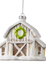 Winter Barn Ornament - 4.5"