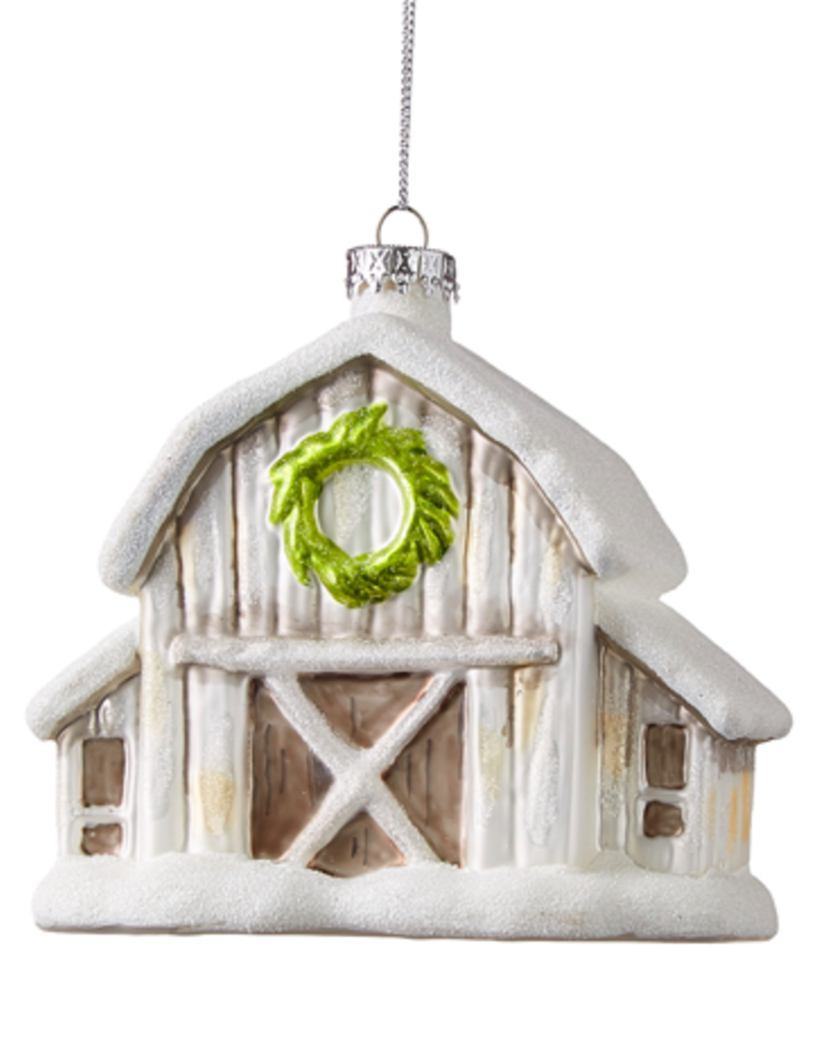 Winter Barn Ornament - 4.5"