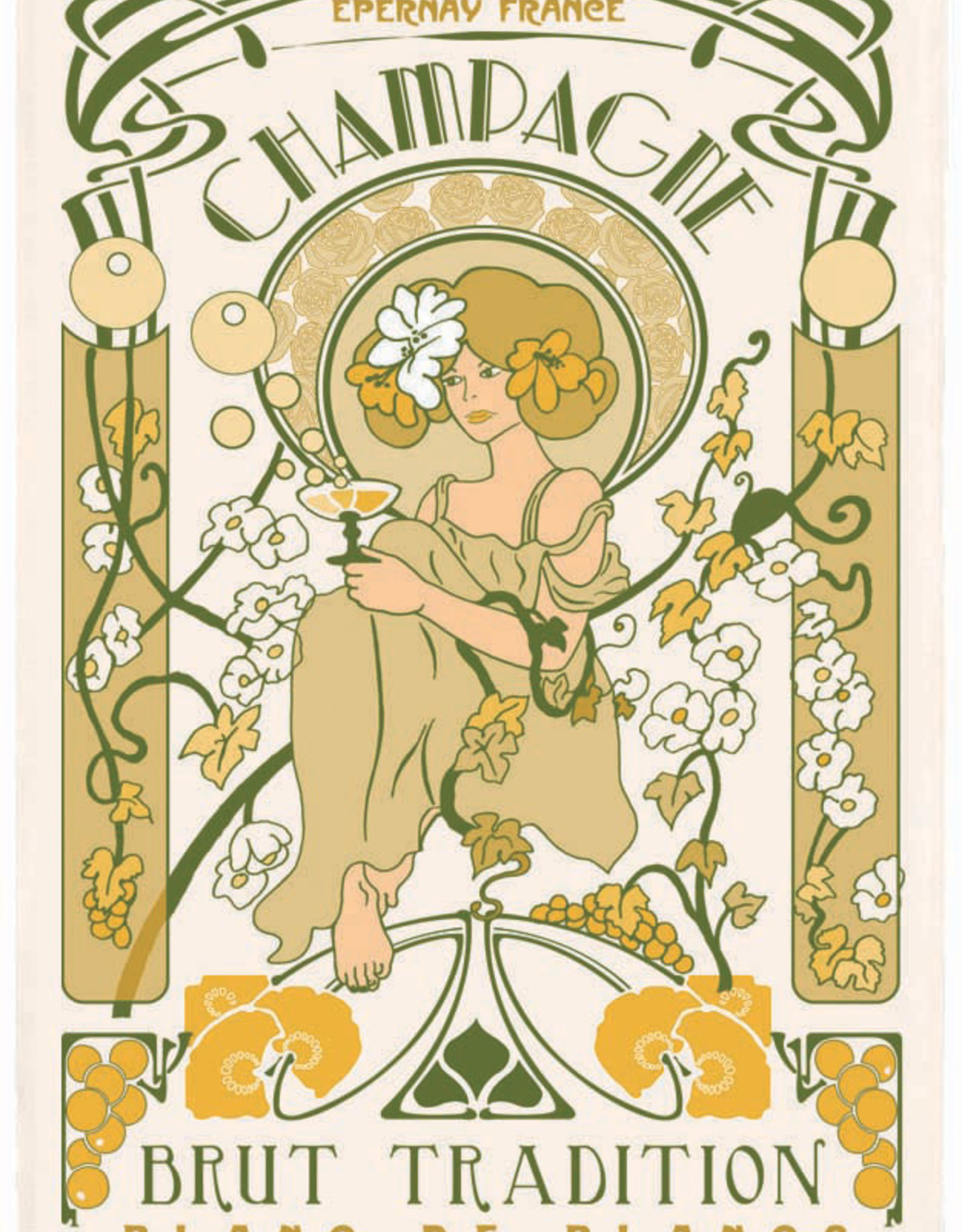 Champagne Art Deco Towel