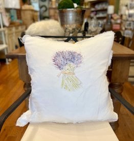 Lavender Linen Pillow