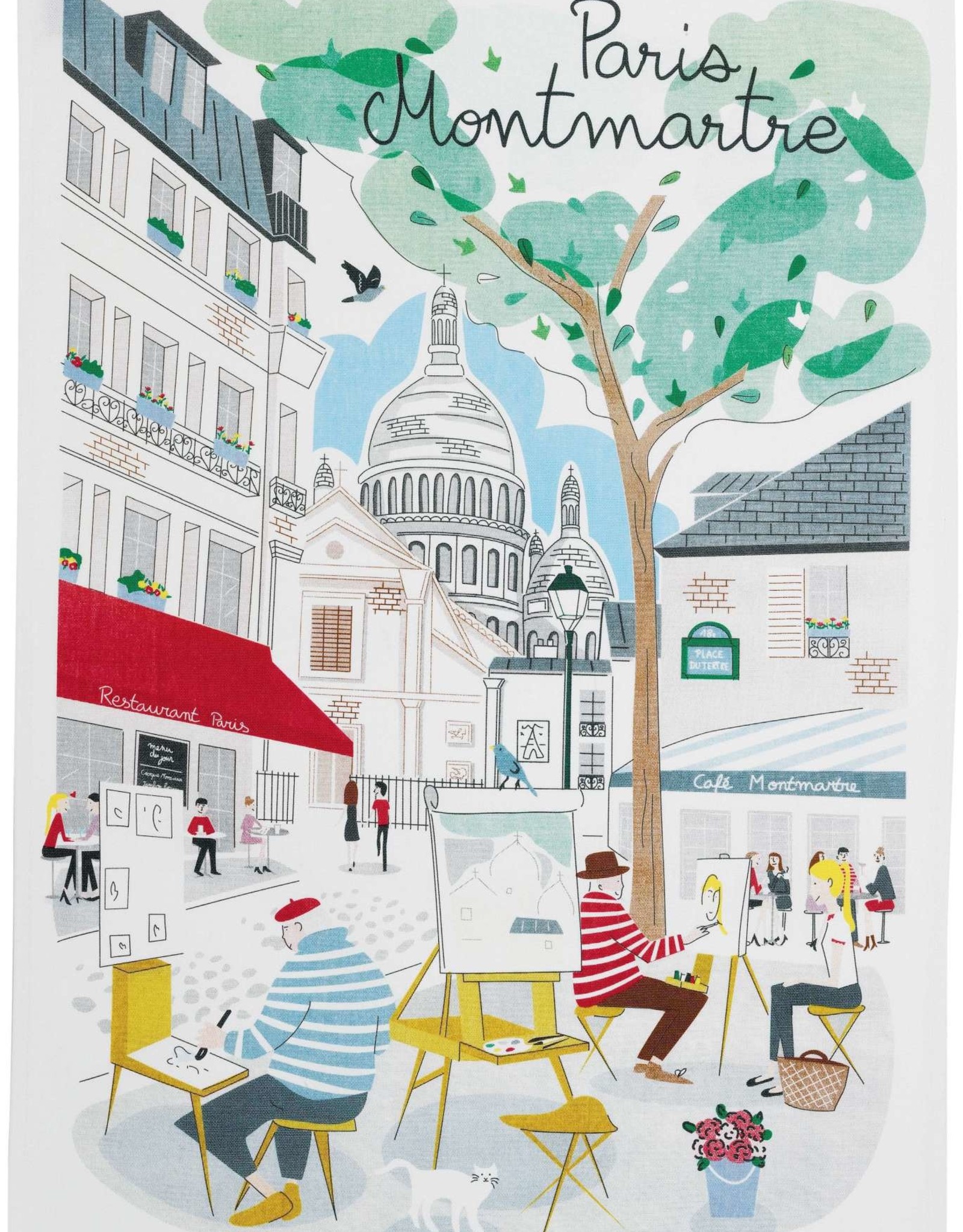 Paris Montmartre Towel