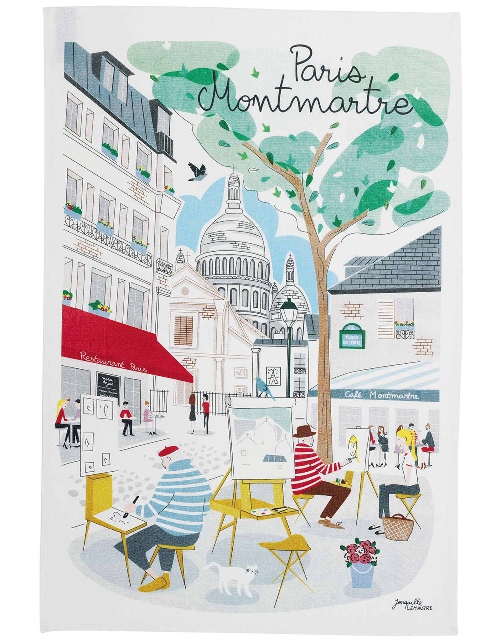 Paris Montmartre Towel