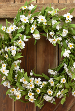 WHITE DAISY WREATH