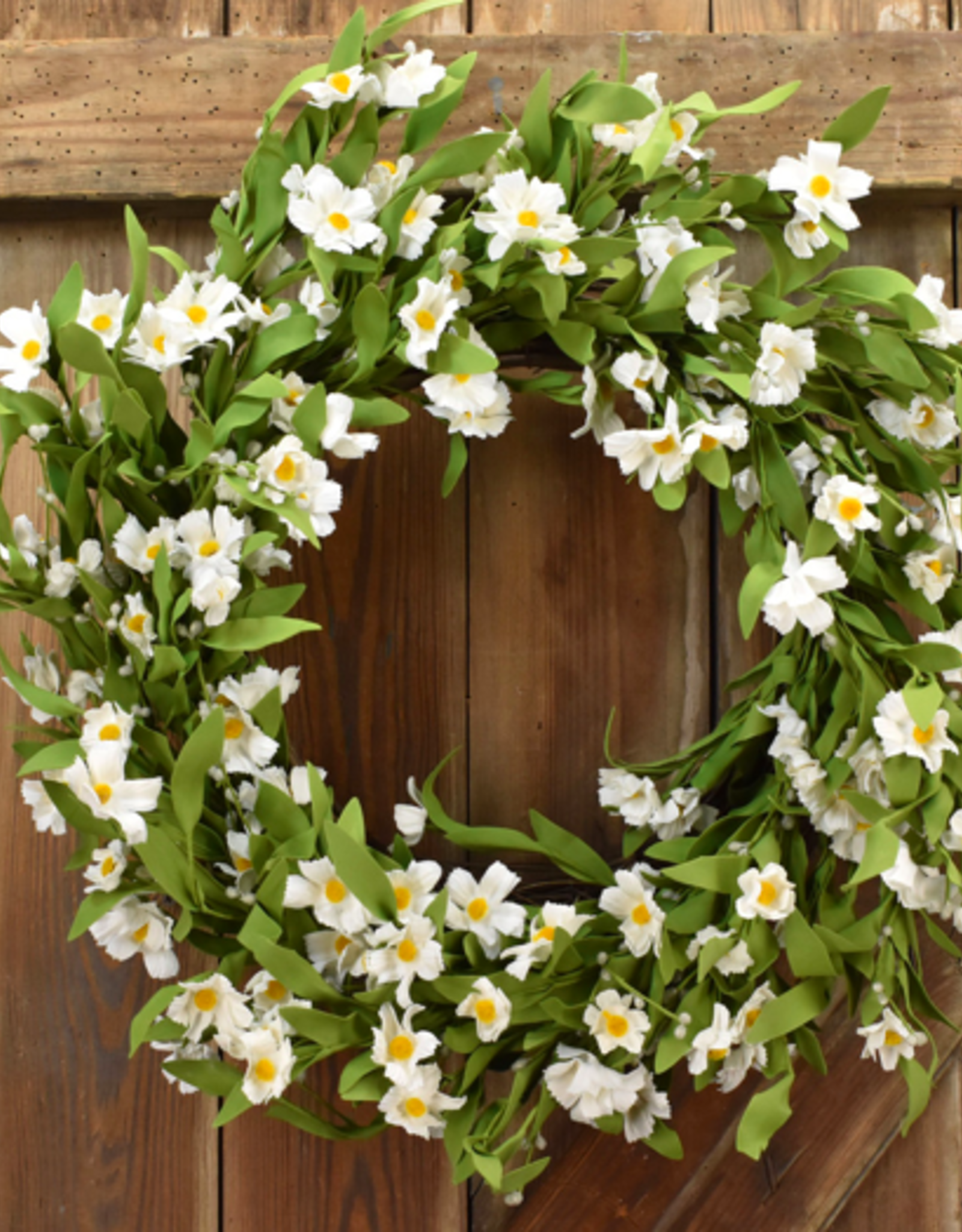 WHITE DAISY WREATH