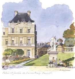 Palais et Jardin du Luxembourg Greeting Card - 6" x 6"