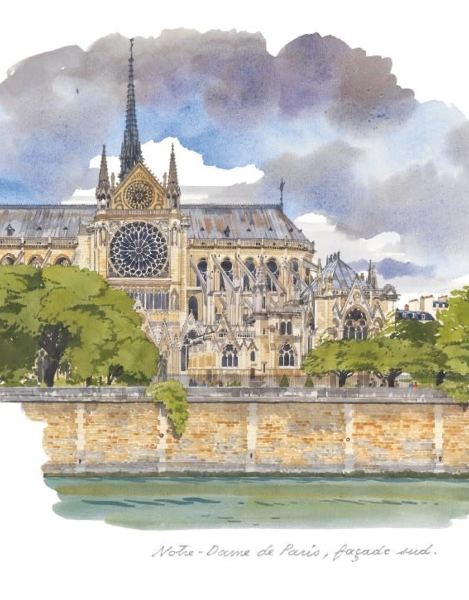 Notre-Dame de Paris - Facade Sud